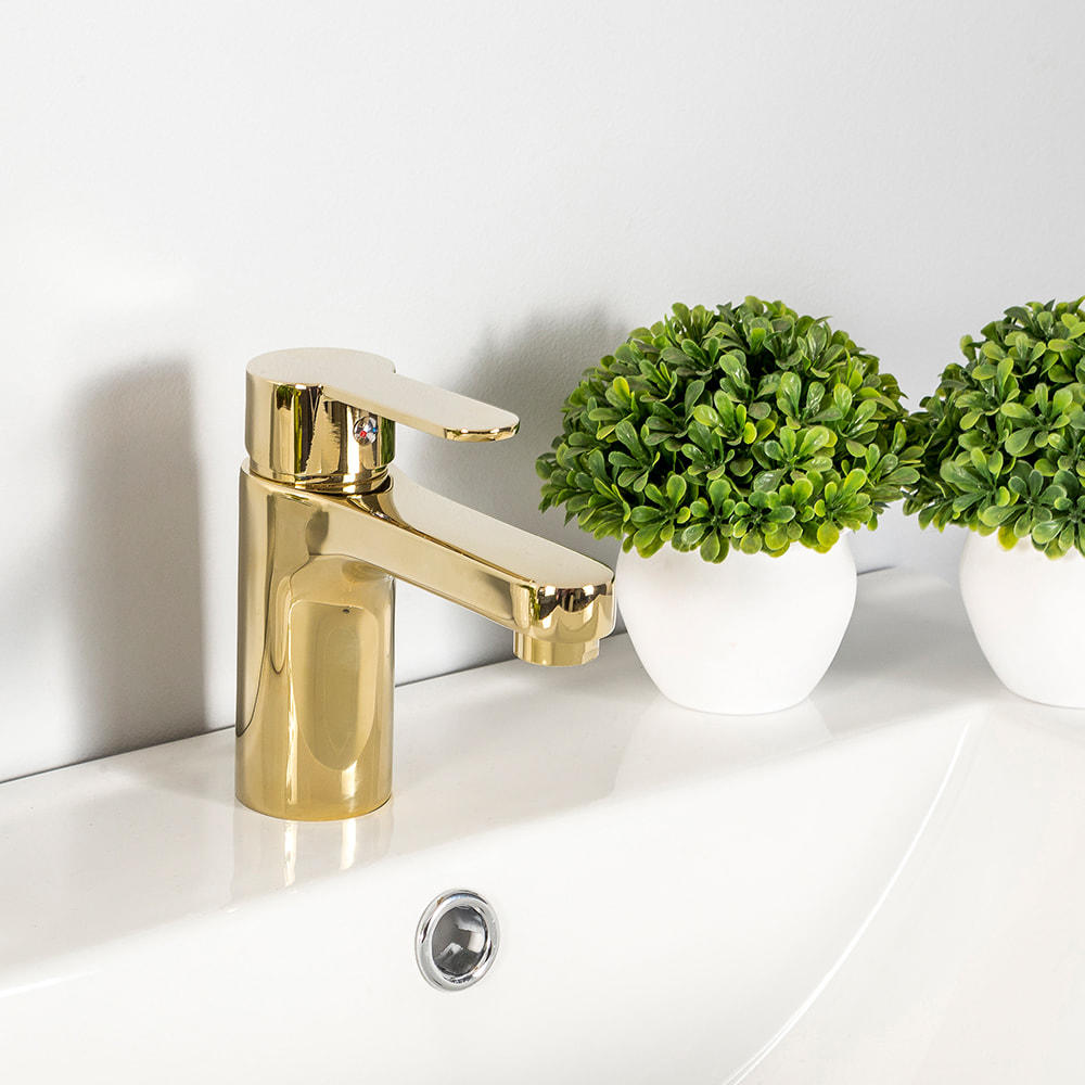 Polished Brass Bathroom Sink Faucets (grifos de lavamanos)