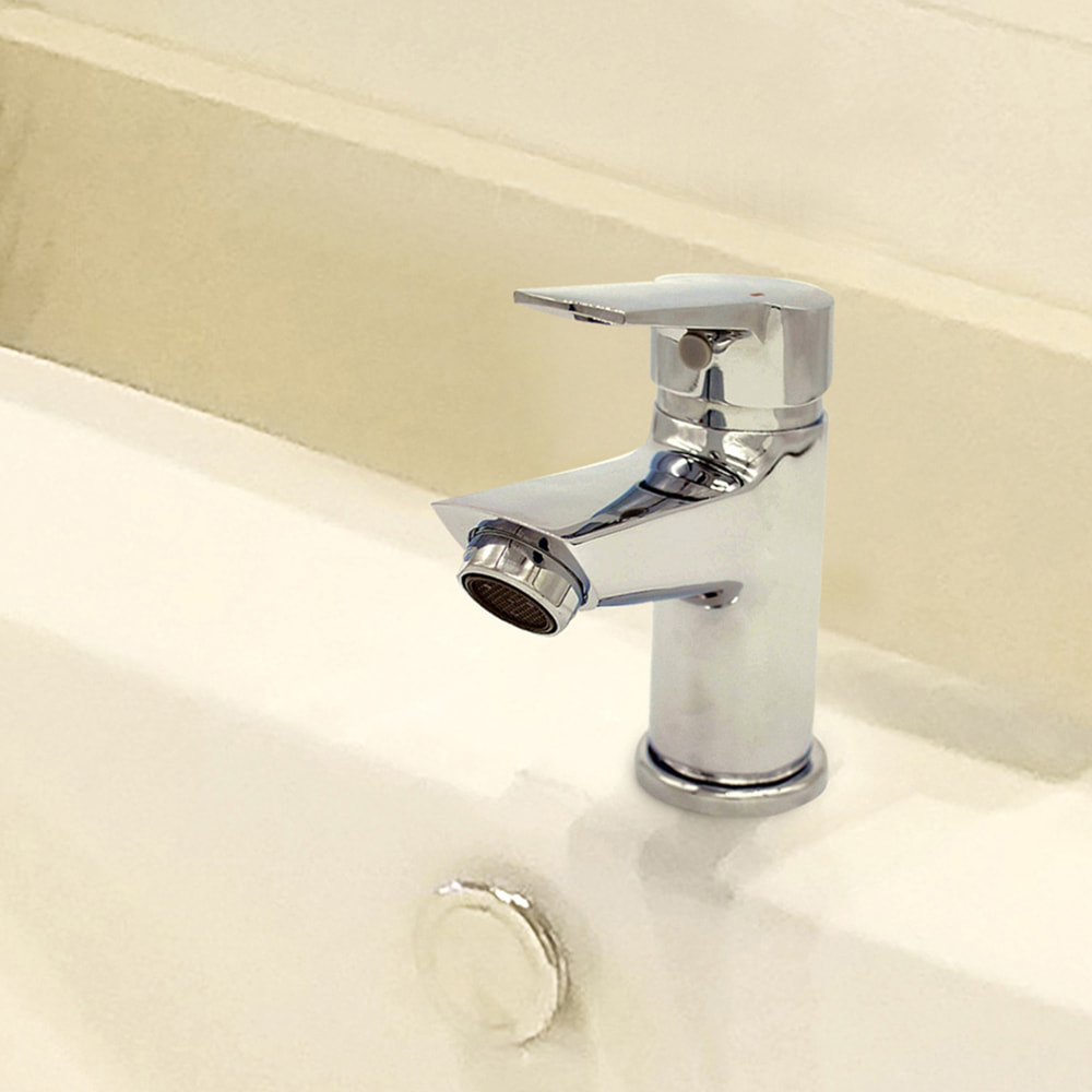 single handle one hole brass bathroom faucet ( torneira banheiro )