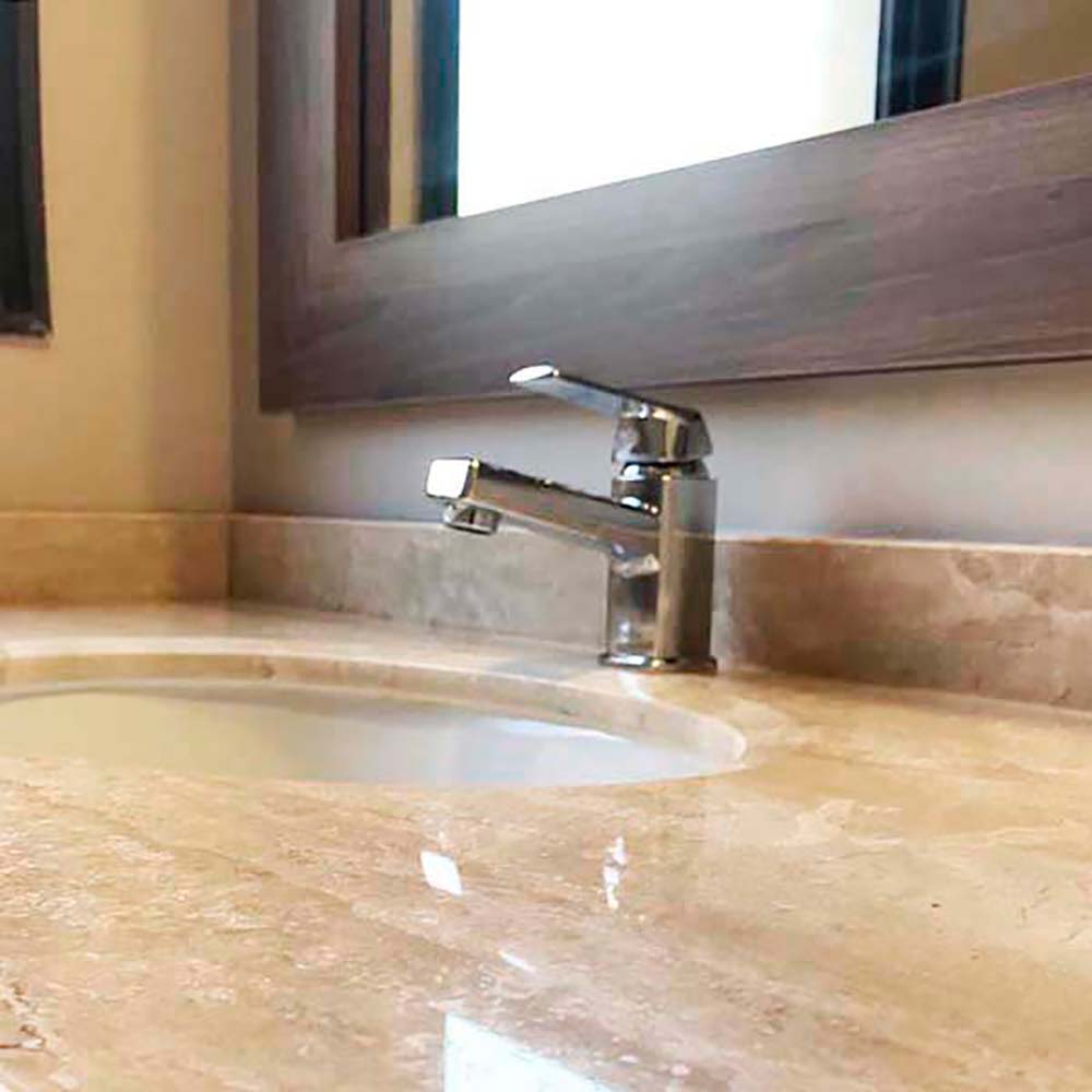 Deck Mounted ABS Single-Lever Basin bathroom taps for sale