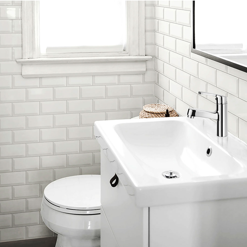 Single-Lever Lead Free Chrome Basin Sink Water Tap