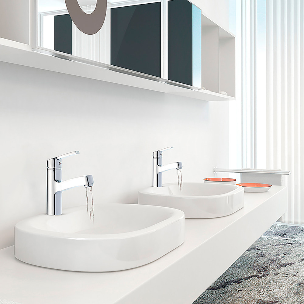 Single-Lever Lead Free Chrome Basin Sink Water Tap