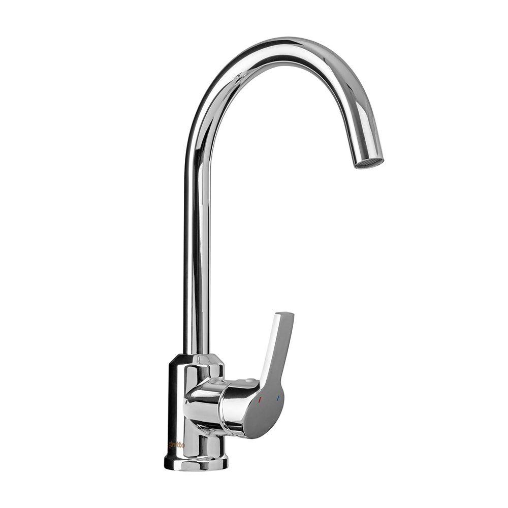 Zink Material Single-Lever Vertical Kitchen Sink Mixer Supra