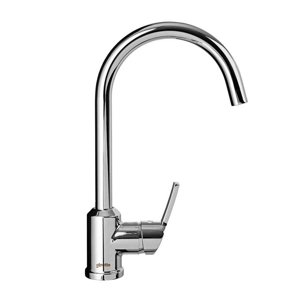 Zink Material Single-Lever Vertical Kitchen Sink Mixer Supra