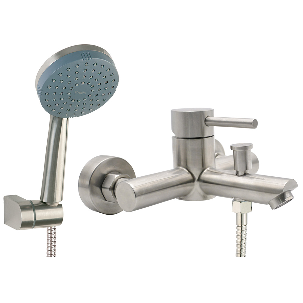 Durable 304 stainless steel wall mount bathroom shower set Bath Mixer(duchas)