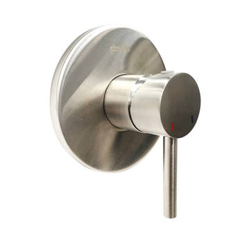 SS304 35mm Single Lever In Wall Shower Mixer With Diverter