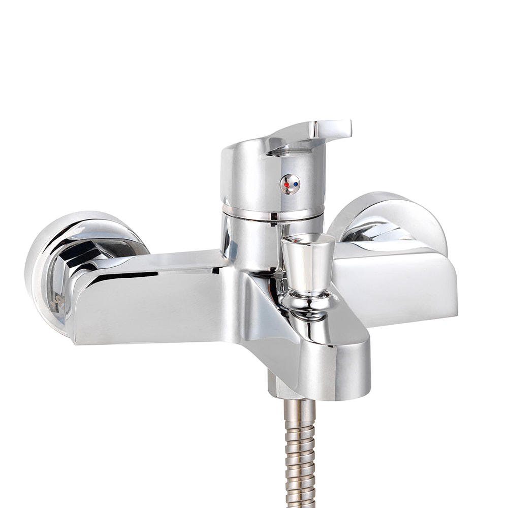 modern in wall mounted hot cold bathroom faucet hand shower set duchas