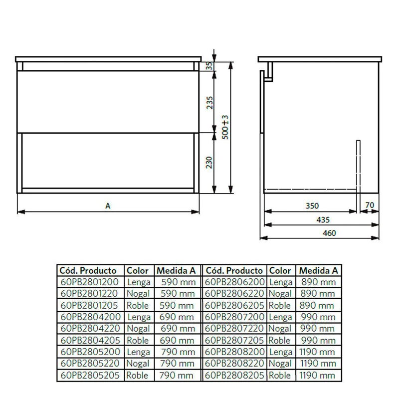 Wash Basin Vanity Cabinet