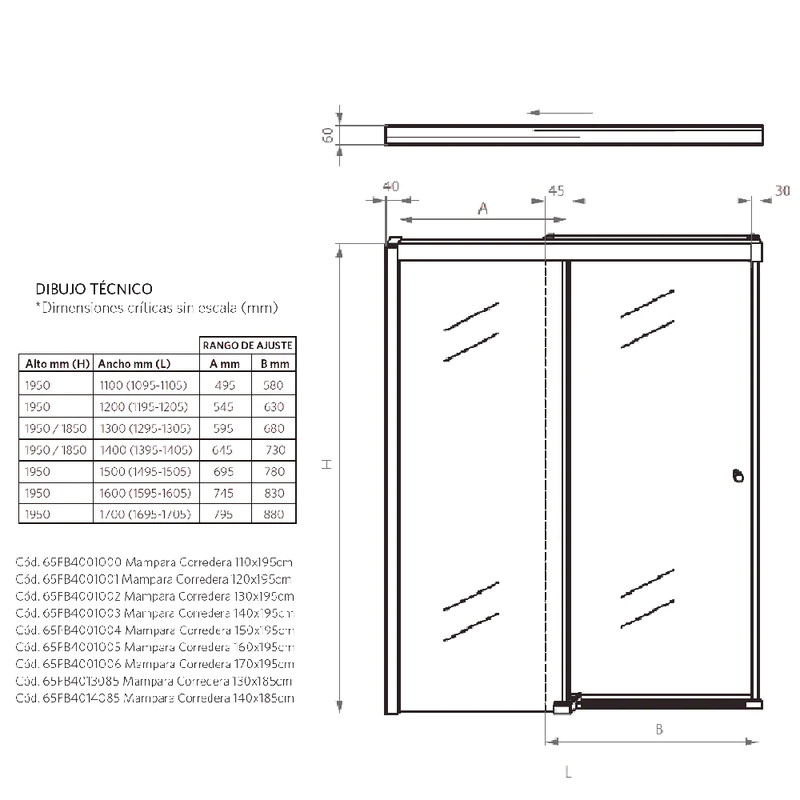 48 52 inch 120cm Wide Sliding Shower Doors 8mm Shower Screen