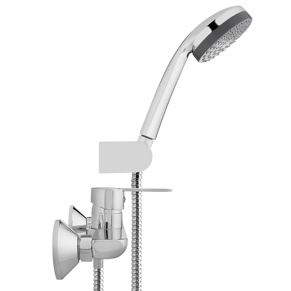 Brushed brass water rainfall shower hand shower for bath