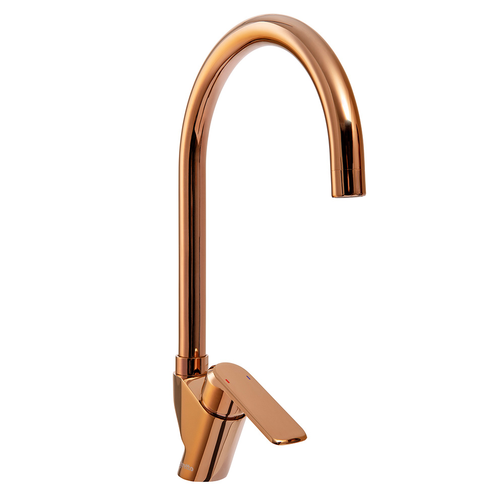 Rose gold kitchen faucet (griferias para cocina) water sink faucets mixer tap