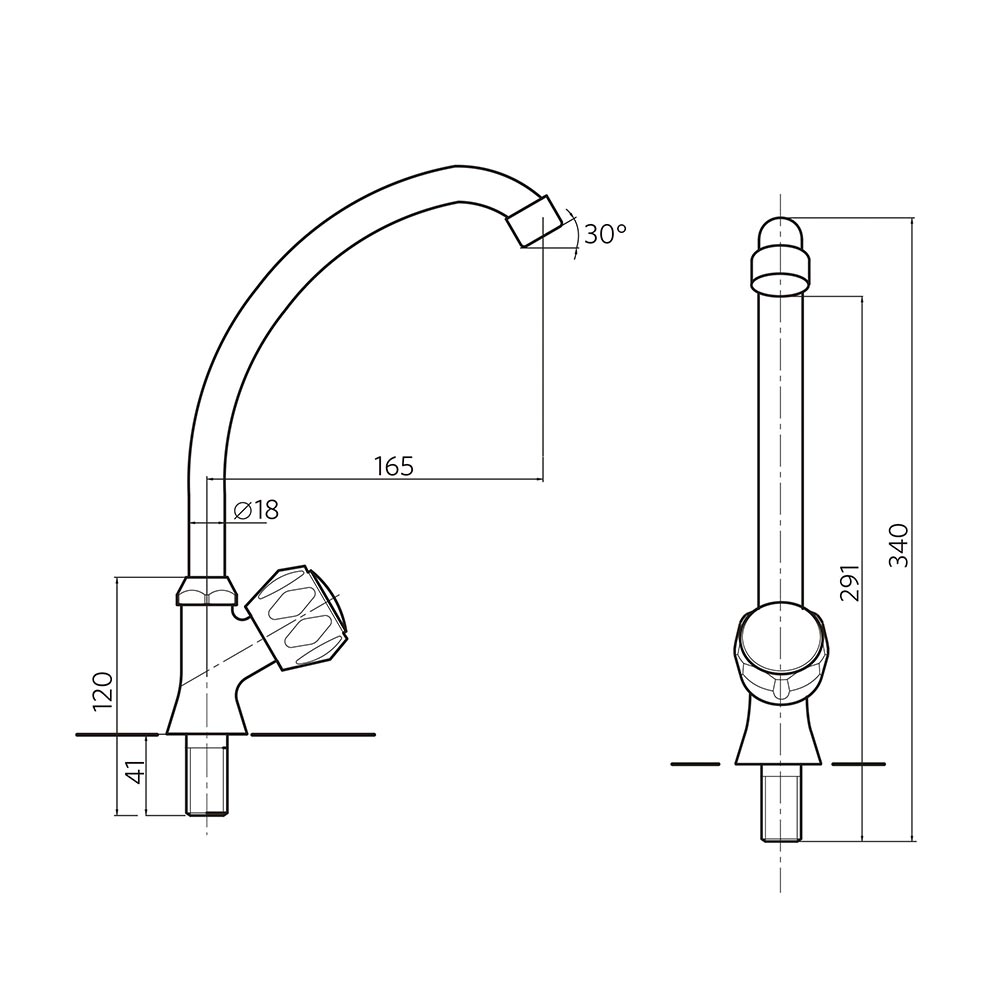 single handle only cold kitchen drinking water sink faucet taps(grifo de cocina)