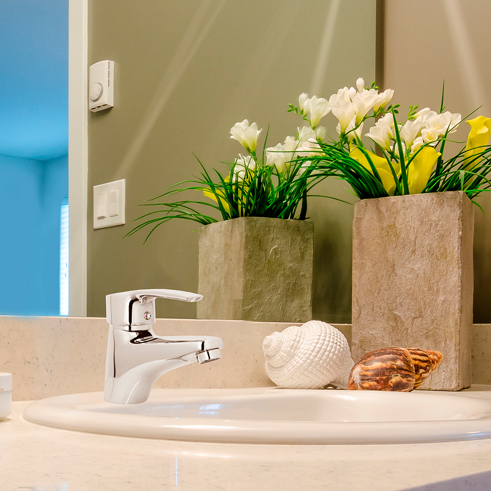 bathroom high quality silver vanity faucets