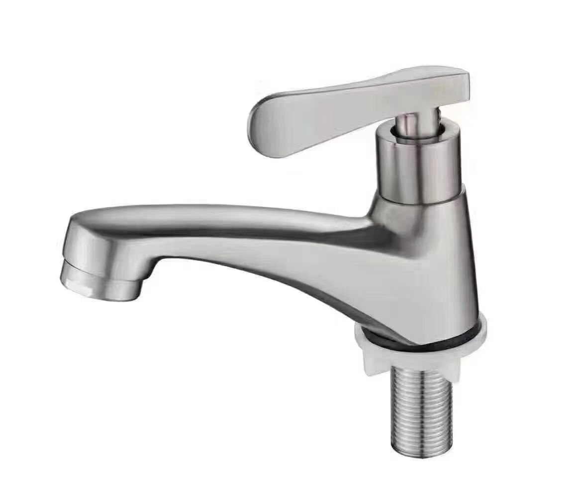 Single Cold SS Basin Bathroom Tap(griferia)