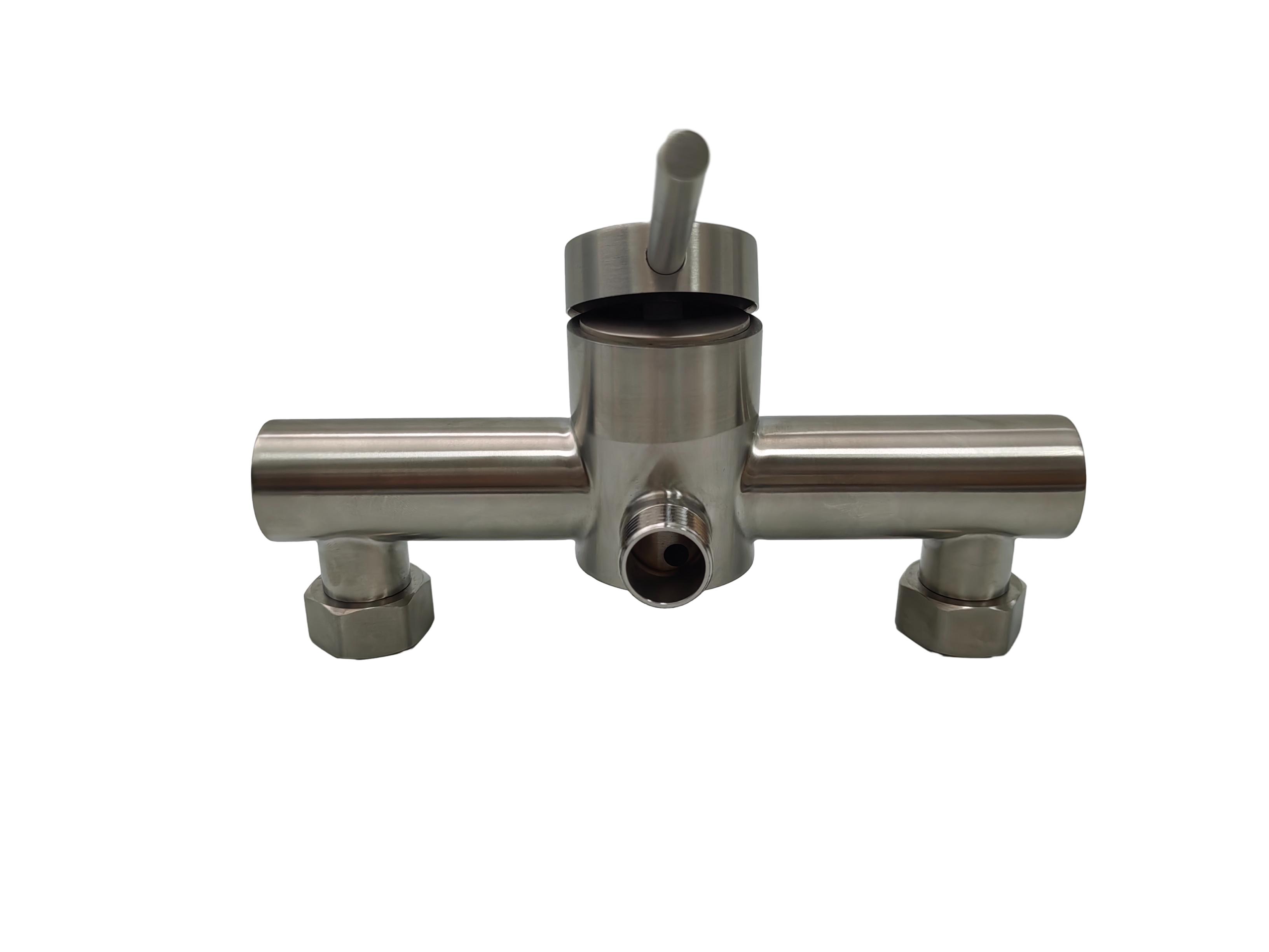 single hole stainless steel bathtub faucet