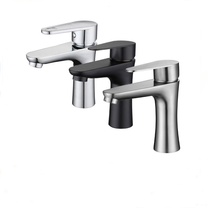 stainless steel bathroom taps