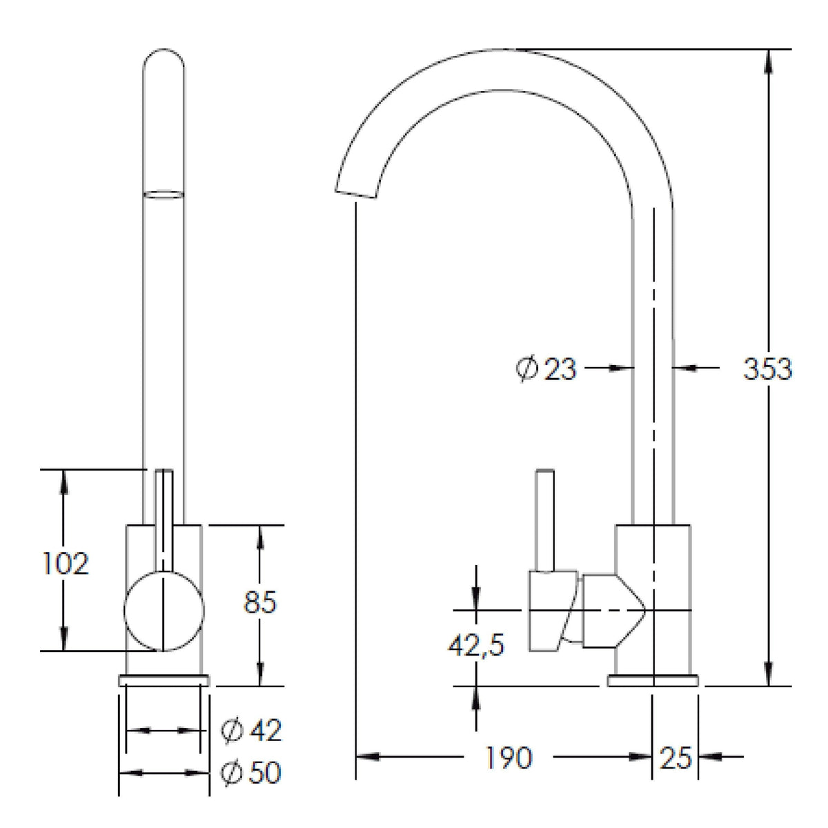 best stainless kitchen faucet(grifo de cocina)