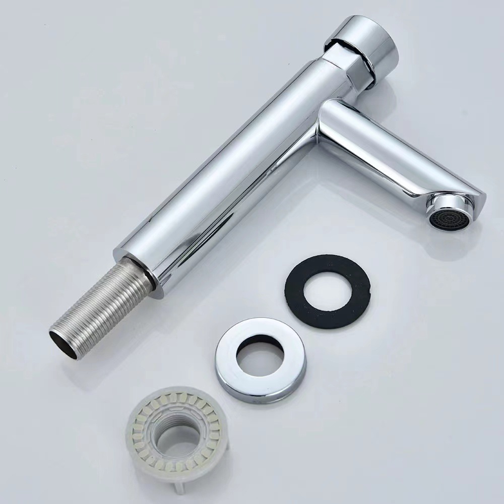 stainless steel time delay selfclosing faucet