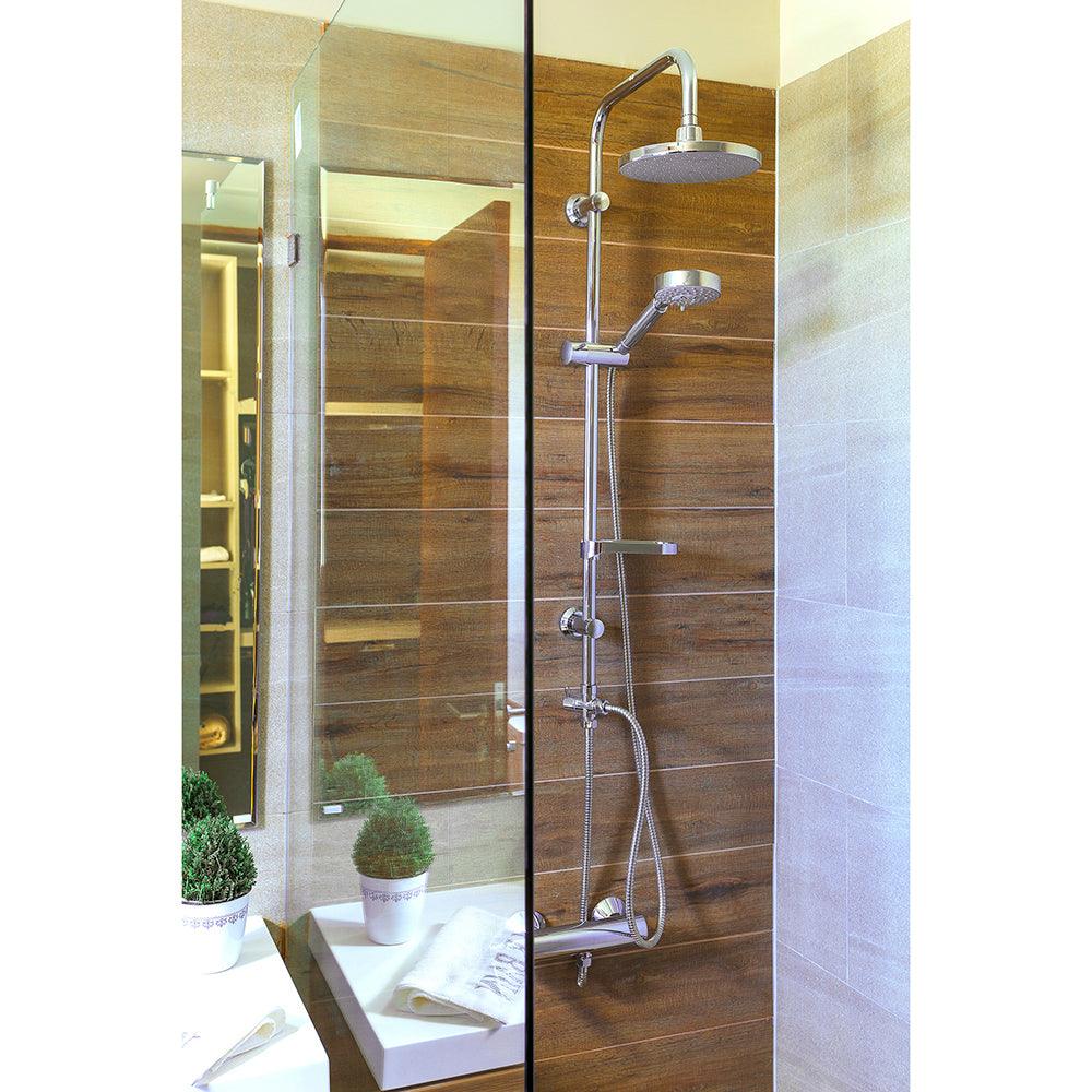 In wall brushed brass mamparas de duchas shower set