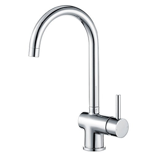 How can you troubleshoot common issues like leaks or low water pressure in a kitchen faucet?