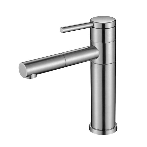 Gunmetal Metal Grey Solid Stainless Steel griferia monocomando Bathroom Sink Faucet Taps