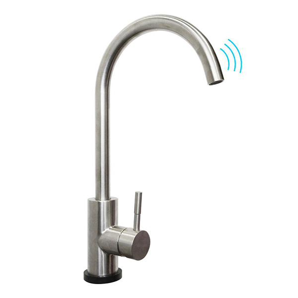 What features make 304 Stainless Steel a suitable material for kitchen taps in terms of durability and corrosion resistance?