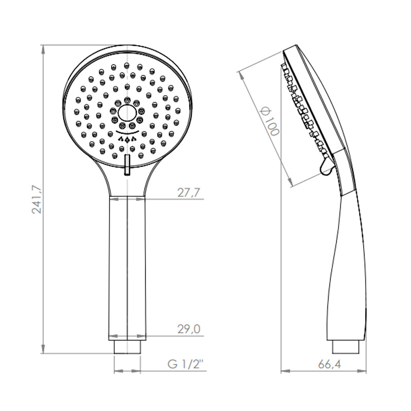 rain shower with handheld sprayer griferia para ducha