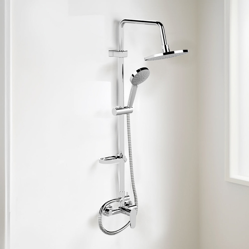 Stainless steel hot cold shower faucet system griferia para ducha