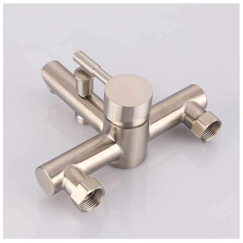 single hole stainless steel bathtub faucet