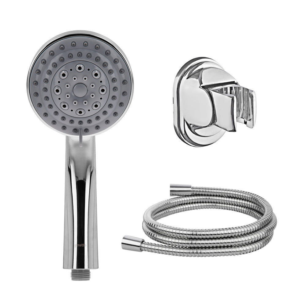 Adjustable handheld shower head holder bracket with shower head and mixer set(ducha)