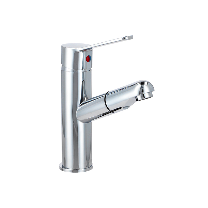 Black Bathroom Faucet With Pull Out Sprayer(griferia)
