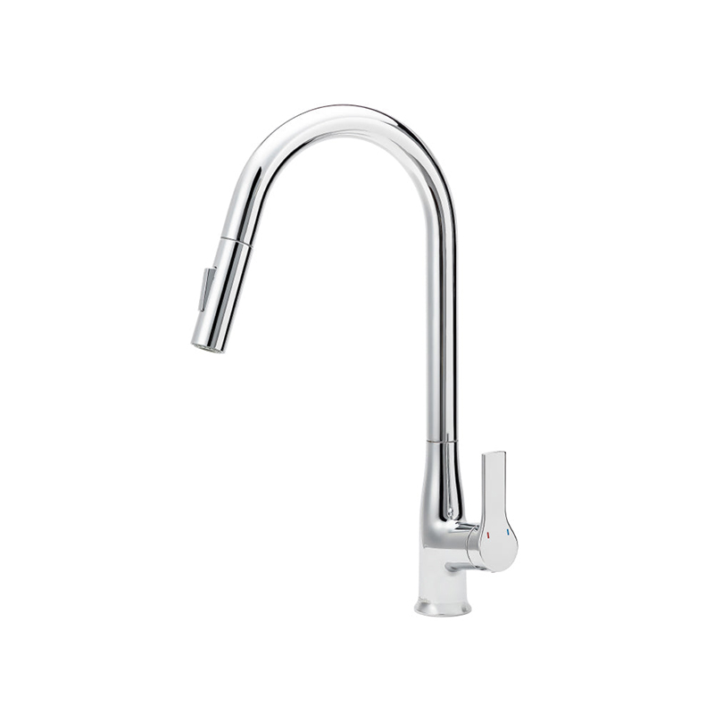 griferia cocina zinc alloy gourmet pull out with high spout kitchen faucet