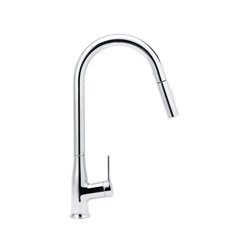 griferia cocina zinc alloy gourmet pull out with high spout kitchen faucet