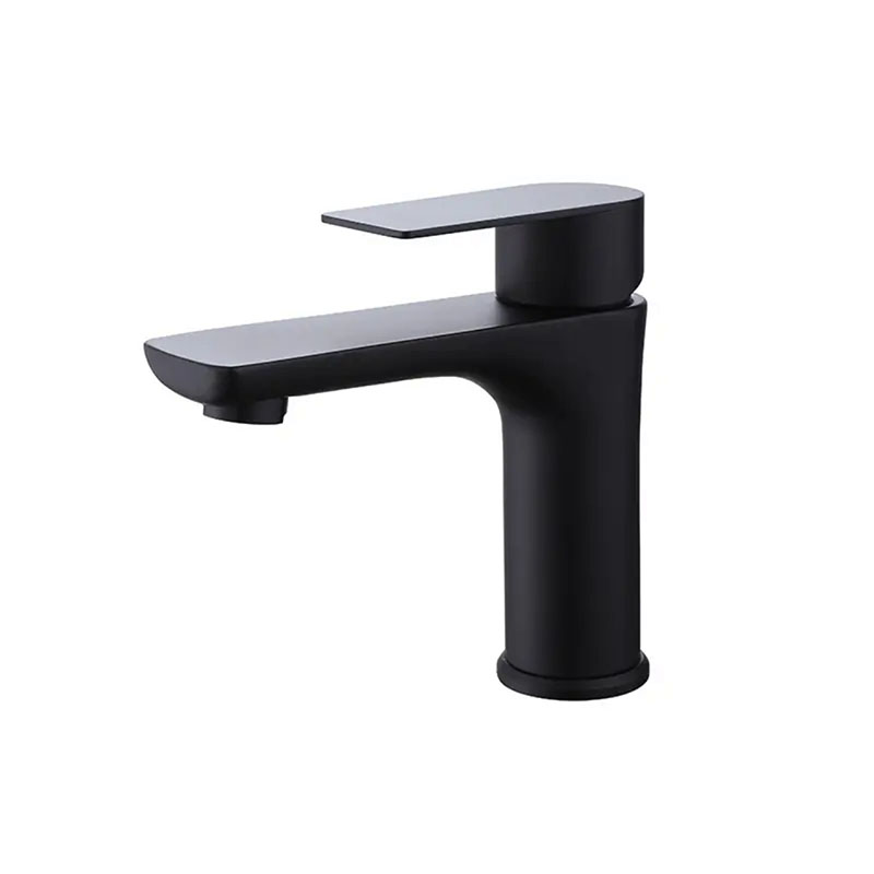 304 stainless steel black matt bathroom taps