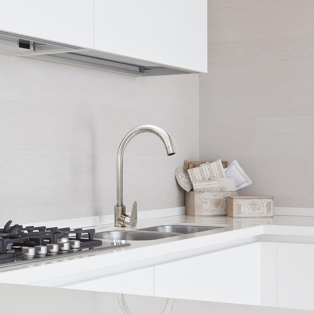 Best Brushed Stainless Steel Single Lever Kitchen Taps(griferia)
