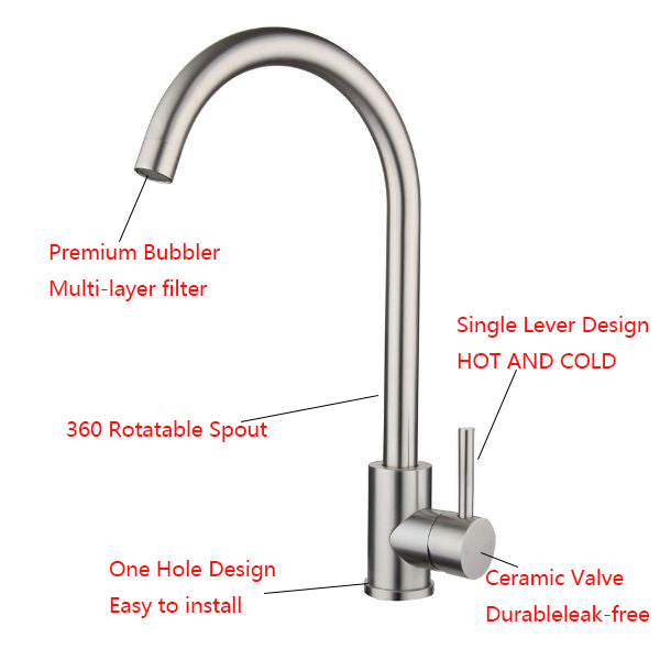 best stainless kitchen faucet(grifo de cocina)