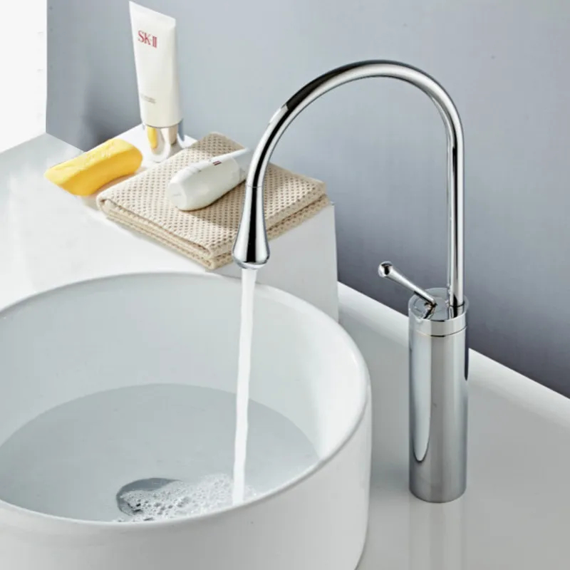 Chrome Brass Basin mixer Tap for Vanity Lavatory(griferia)