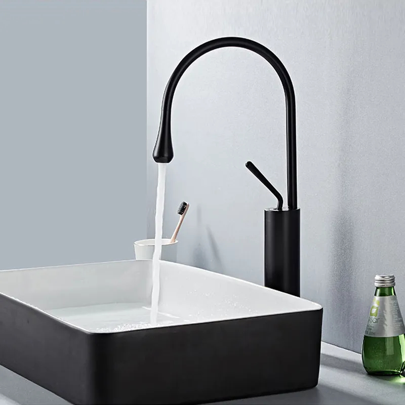 Black Brass Basin mixer Tap for Vanity Lavatory(griferia)