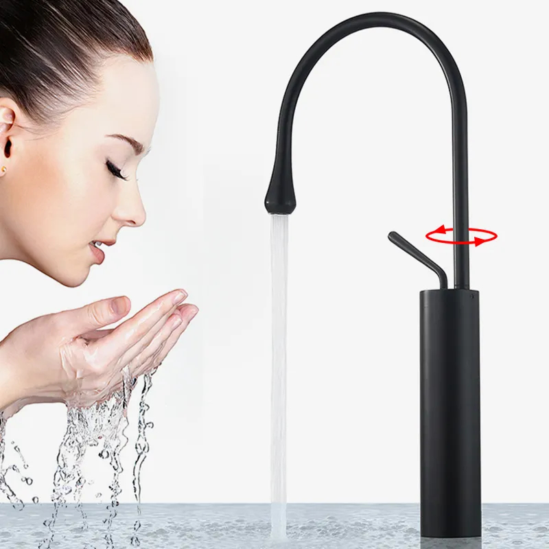 Black Brass Basin mixer Tap for Vanity Lavatory(griferia)