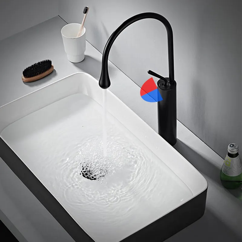Black Brass Basin mixer Tap for Vanity Lavatory(griferia)