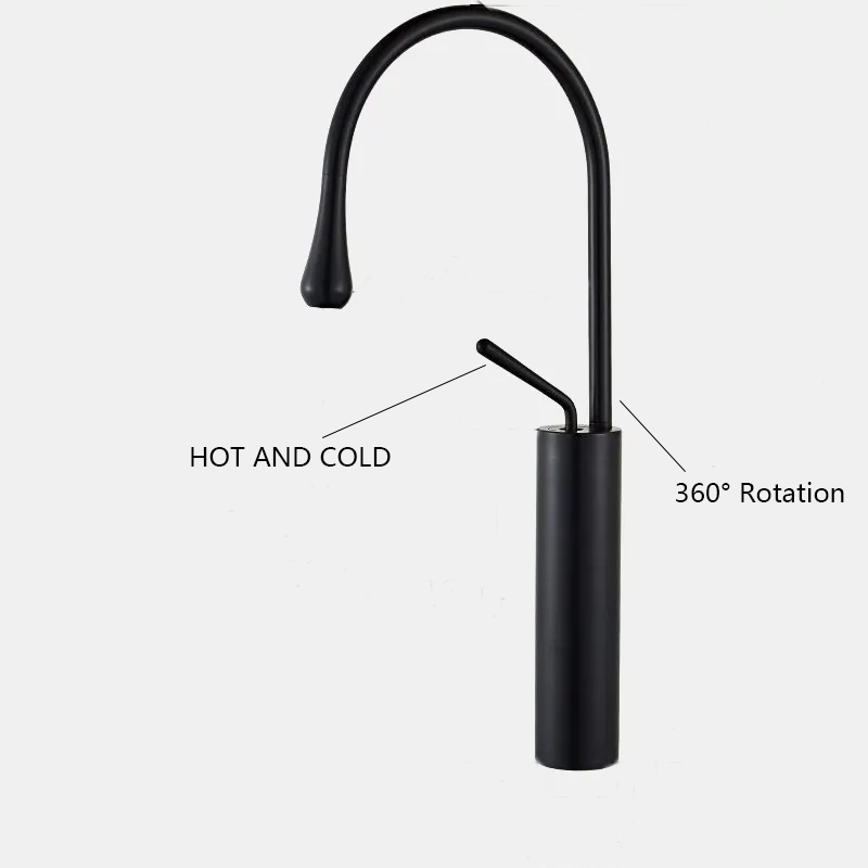Black Brass Basin mixer Tap for Vanity Lavatory(griferia)