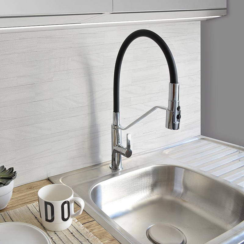 Brass Kitchen Sink Mixer Taps Pull Down Spray(griferia)