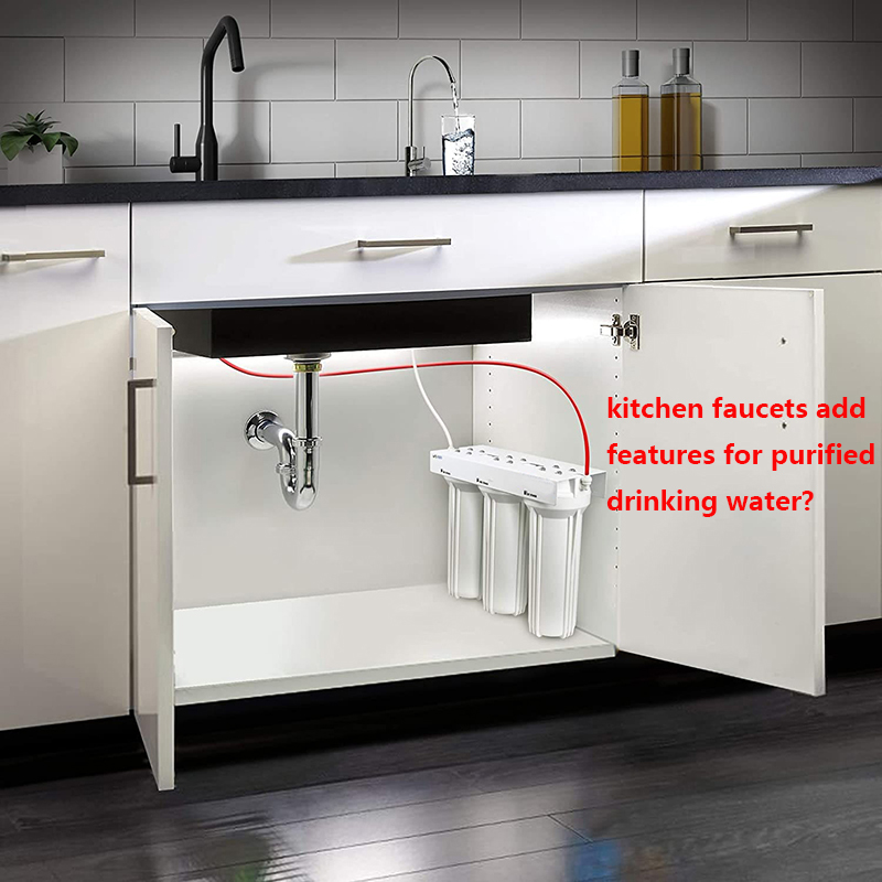 Can kitchen faucets mixer be installed with water filtration systems or additional features for purified drinking water?