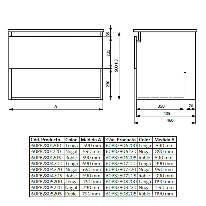 100mm 120mm Washroom Hanging Cabinet