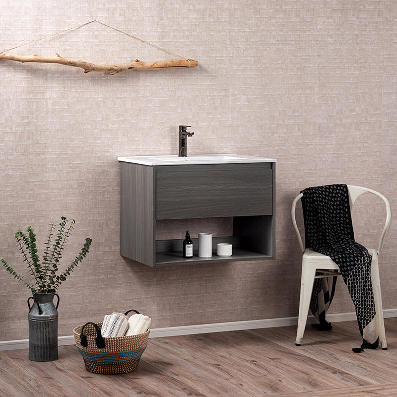 700mm 27inch Floating Wall Mounted Bathroom Storage Cabinet