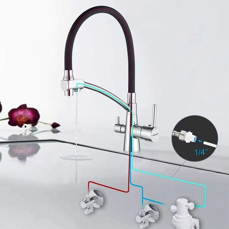 three way filter kitchen taps(griferia)