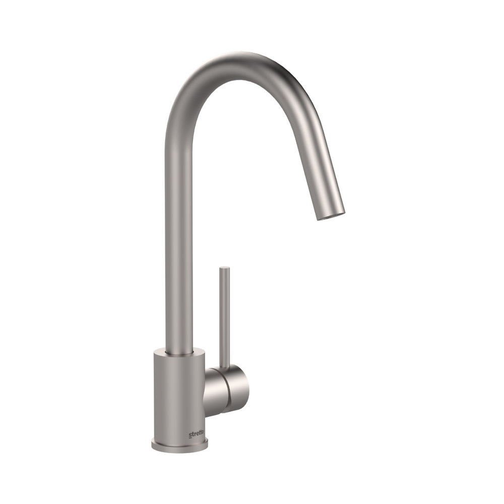 sus304 sink tap brushed nickel stainless steel kitchen faucet(griferia)