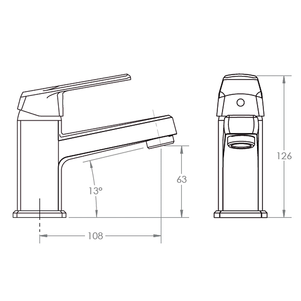 Health Plastic Lever Tap For Basin(griferia)